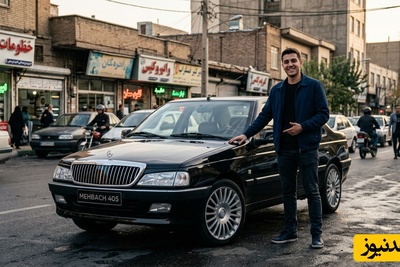 خلاقیت حماسه‌آفرین جوان مرندی برای تبدیل پژو 405 به بنز میباخ فول امکانات/ هنر نزد ایرانیان است و بس والسلام😂