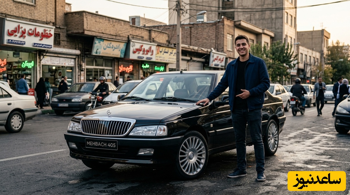 خلاقیت حماسه‌آفرین جوان مرندی برای تبدیل پژو 405 به بنز میباخ فول امکانات/ هنر نزد ایرانیان است و بس والسلام😂