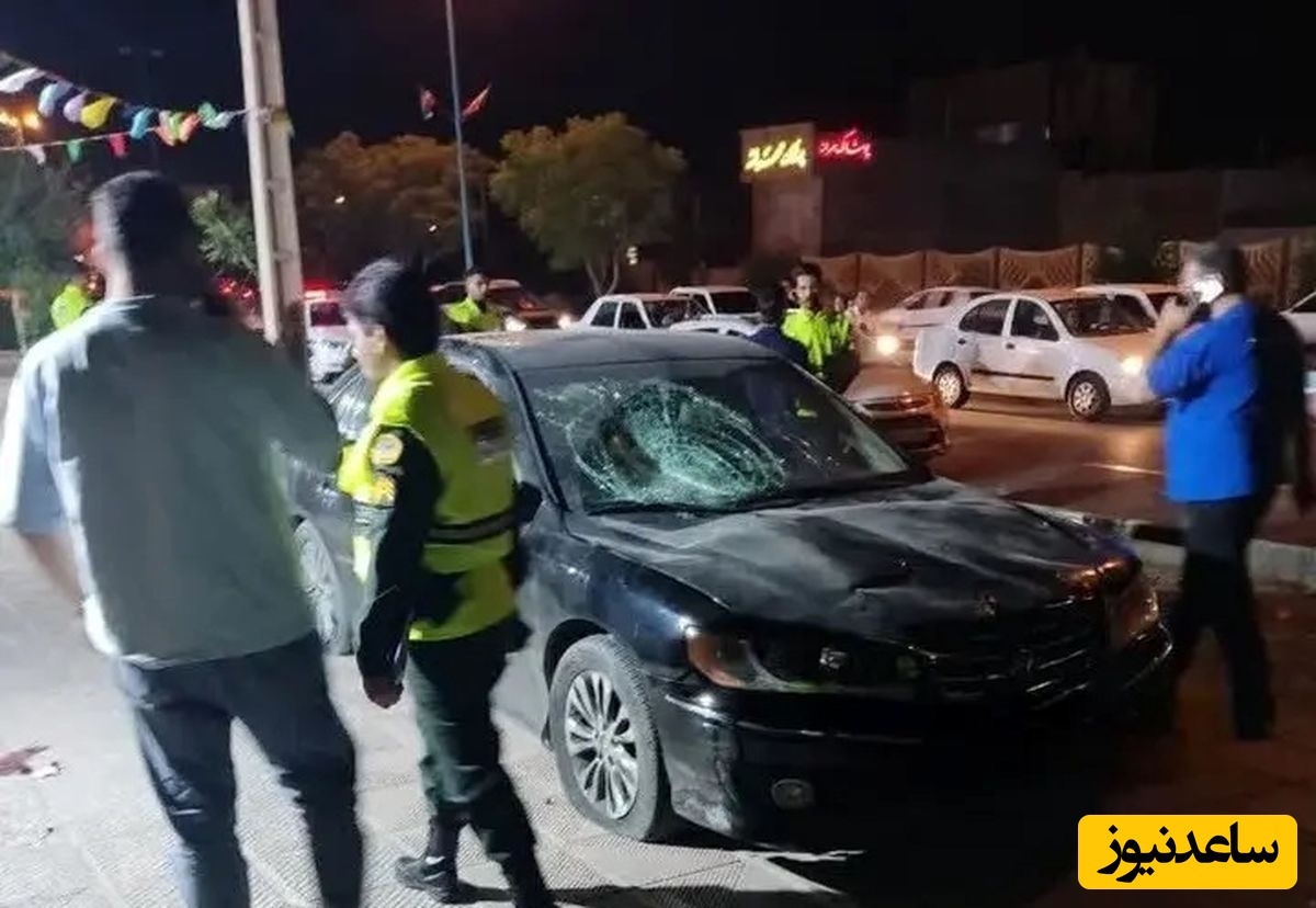 فوت دختر 13 ساله در برخورد یک خودرو با تجمع‌کنندگان شب‌های اقتدار در یزد/ در این تصادف 6 نفر مصدوم شده‌اند که از این تعداد 5 نفر اعضای یک خانواده هستند