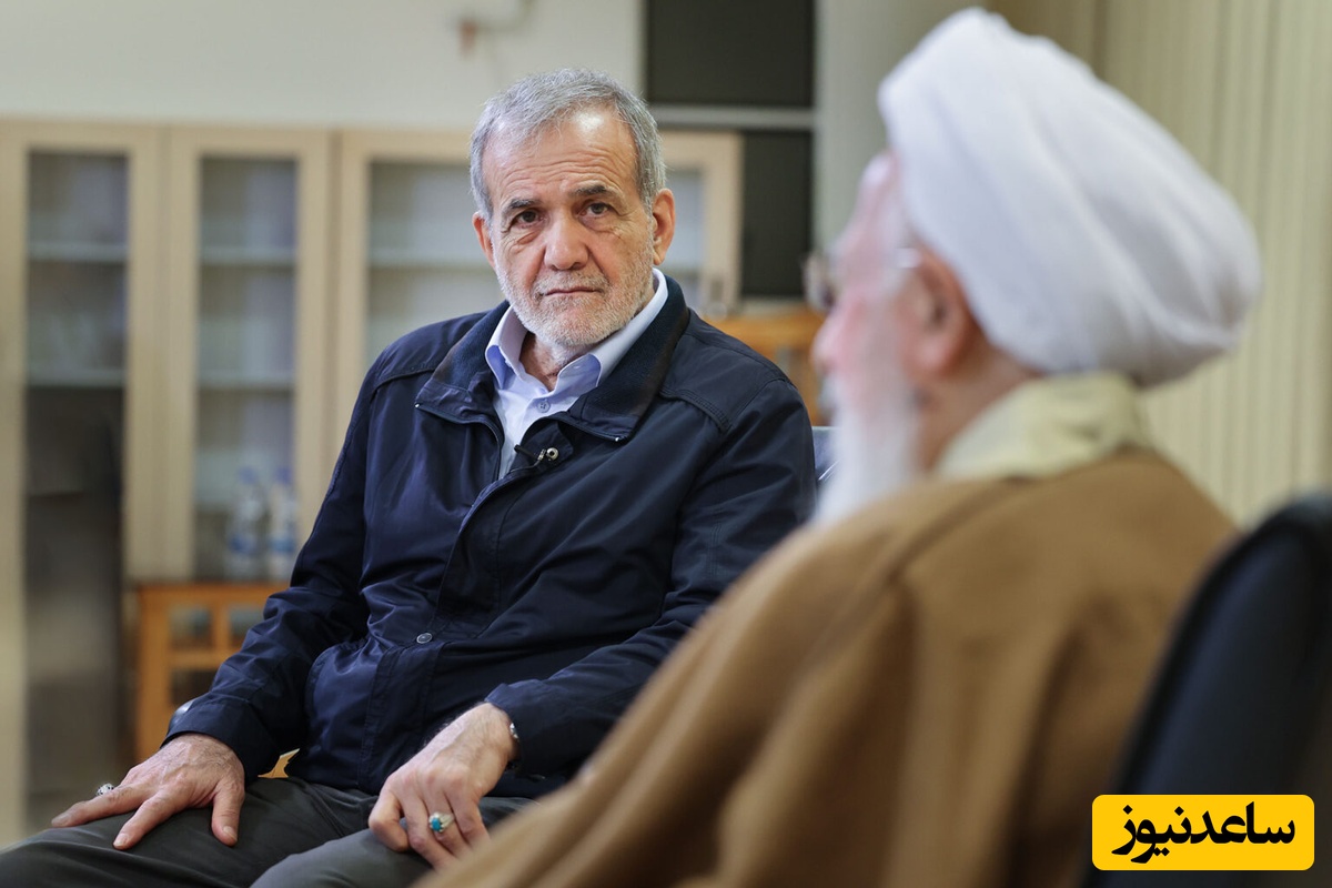 وقتی مقام و جایگاه کنار رفت و فقط «عشق» ماند؛ دو ویدیوی احساسی از آیت‌الله جوادی آملی و پزشکیان