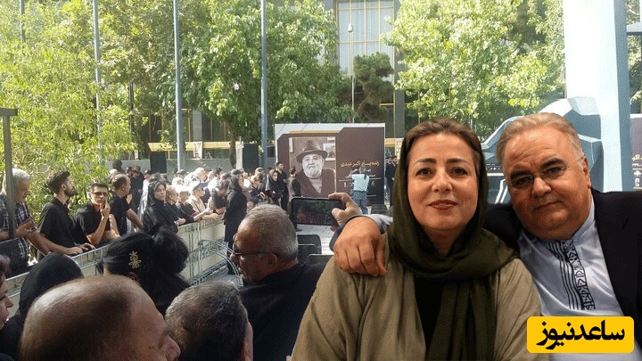 عاشقانه‌های جذاب همسر اکبر ابدی در غم یارش در وداعی که ایران را به گریه انداخت؛ حضور بهرام افشاری، رضا عطاران، بهنوش طباطبایی، محسن کیایی، بهاره رهنما و... در مراسم تشییع مرد خنده‌های ایران