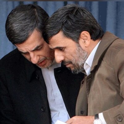 احمدی نژاد و رحیم مشائی با تیپی خنده دار و عجیب