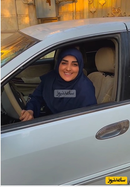 خوشحالی و لبخند از ته دلِ ستاره‌سادات قطبی هنگام رانندگی با ماشین دزدیده شده‌‌اش که پس از 1/5 سال پیدا شد+ویدیو/ ای جان چه ذوقی داره😍