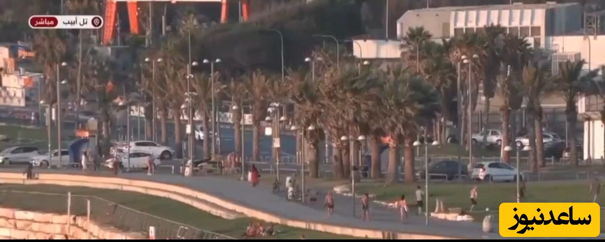 (فیلم) فرار اسرائیلی‌ها به سمت پناهگاه بعد از شلیک موشک‌های ایرانی