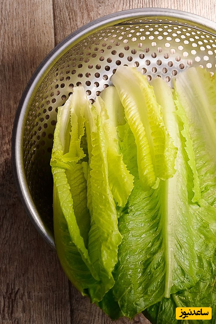 شستشوی صحیح کاهو