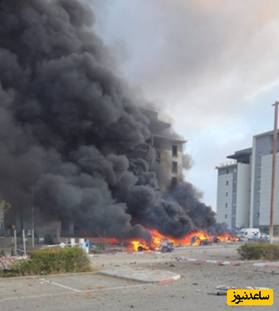 (فیلم) خسارت گسترده تک موشک شلیک شده امروز صبح ایران به اسرائیل