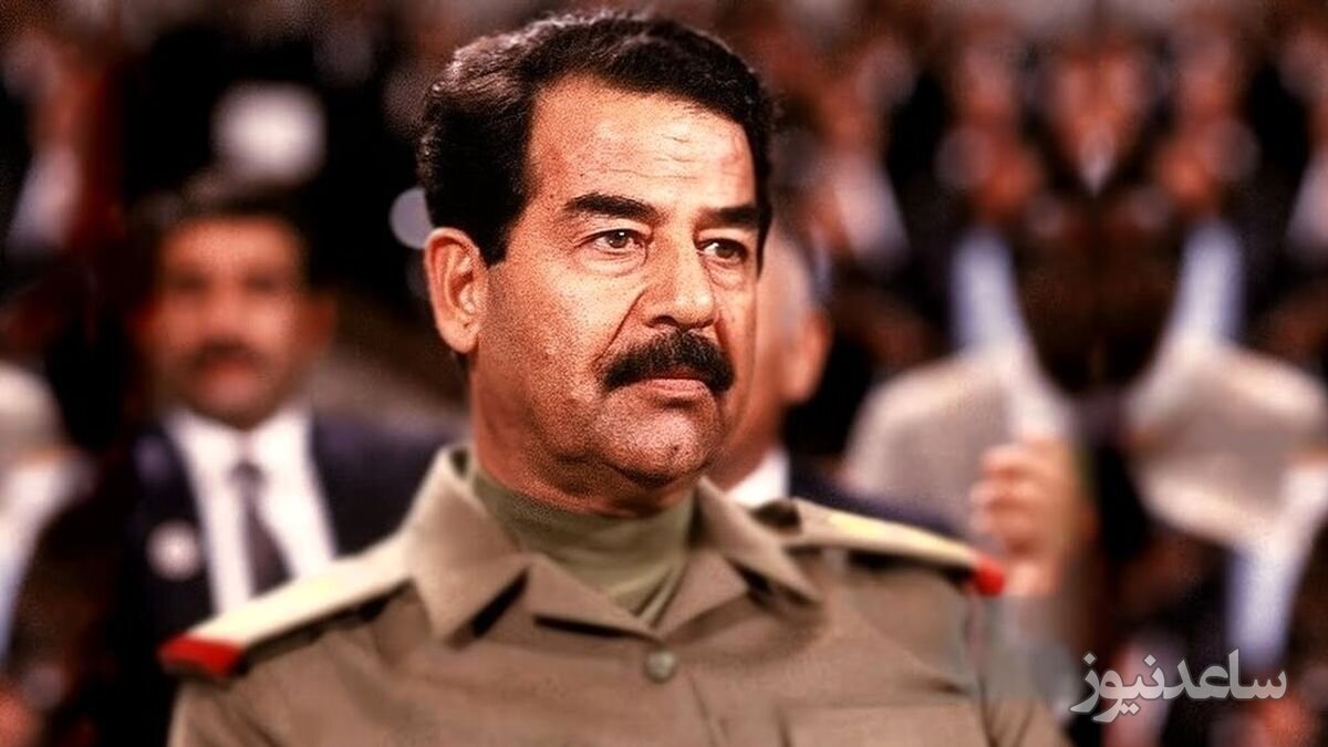 تصویر نادر صدام حسین قبل از اعدام