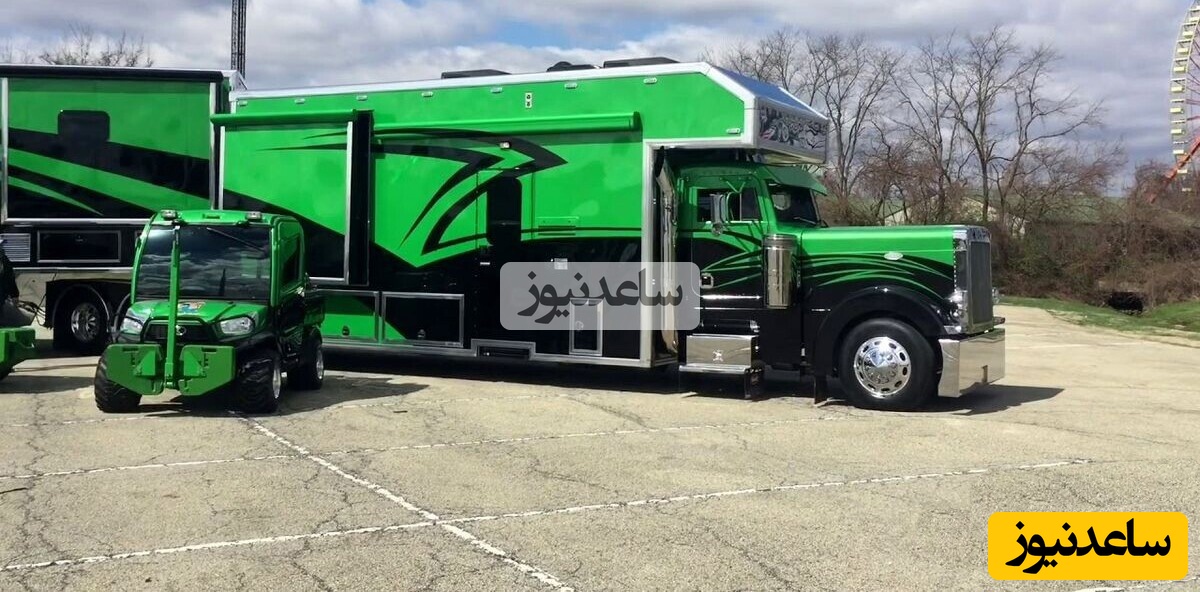 (ویدیو)  وقتی کامیون به یک خانه فوق لوکس و مدرن تبدیل می شود