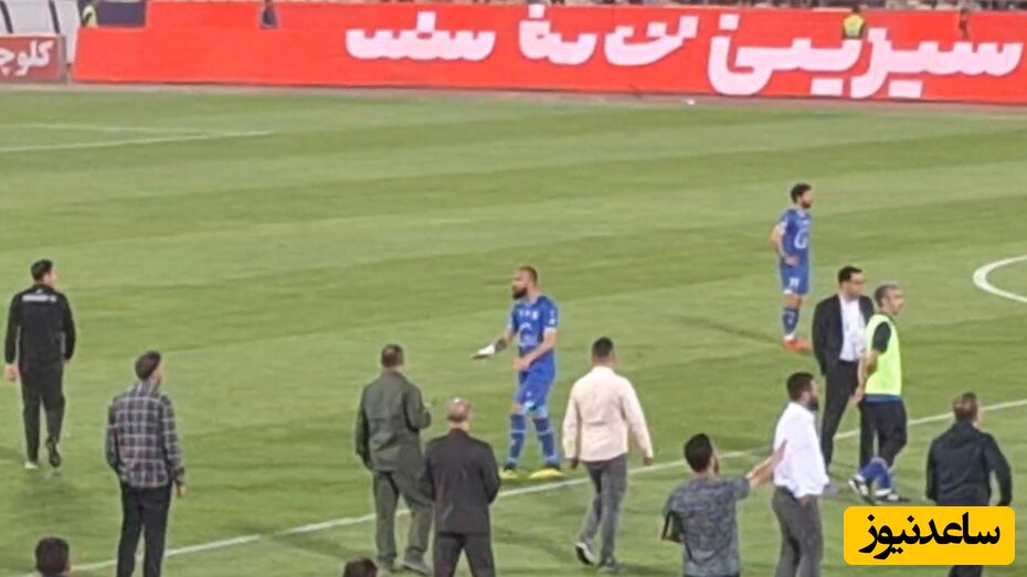 فریادهای روزبه چشمی بر سر تیم داوری