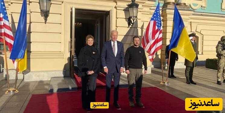 رئیس‌جمهور آمریکا به اوکراین رفت