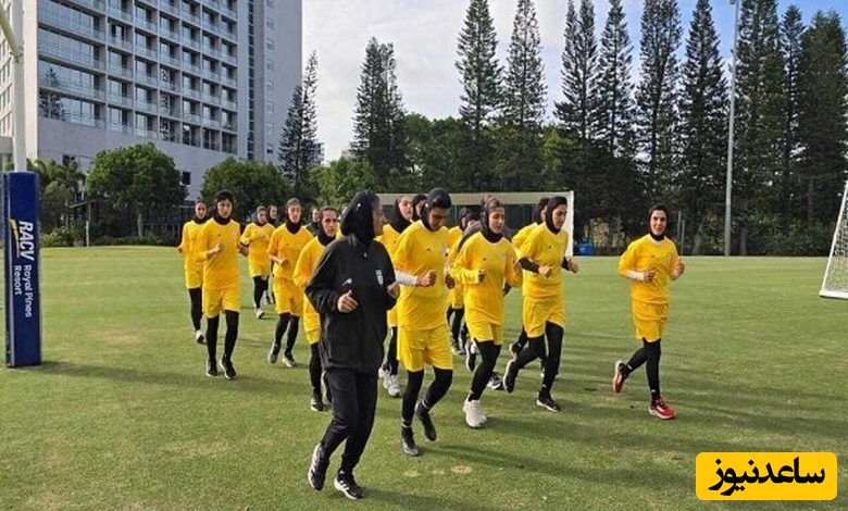 سلام نظامی زنان فوتبالیست ایران