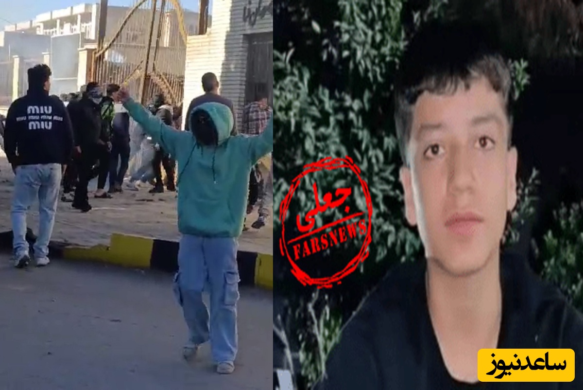 (فیلم) لحظه تخریب درب ورودی فرمانداری فسا توسط معترضان / مهدی سماواتی زنده است