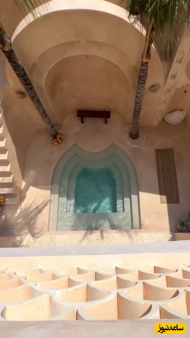 خیره‌کننده‌ترین طراحی ویلا به سبک مراکشی با متراژ کم / باورت میشه این ویلا تو ایرانه؟ شبیه قصه‌های هزار و یک شبه! + ویدئو