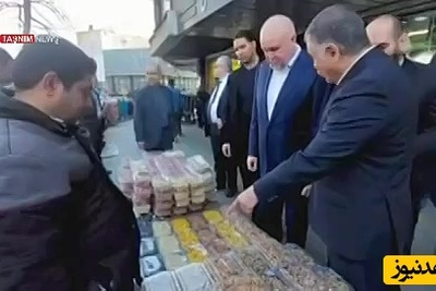 ببینید| وزیر روسیه برای خرید‌های دم عید به بازار تهران آمده... آقای وزیر هنگام خرید آجیل شکار دوربین‌ها شد+ ویدیو