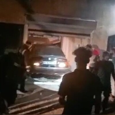 دختر 14 ساله تبریزی با خودرو وارد پارکینگ یک خانه شد! + فیلم