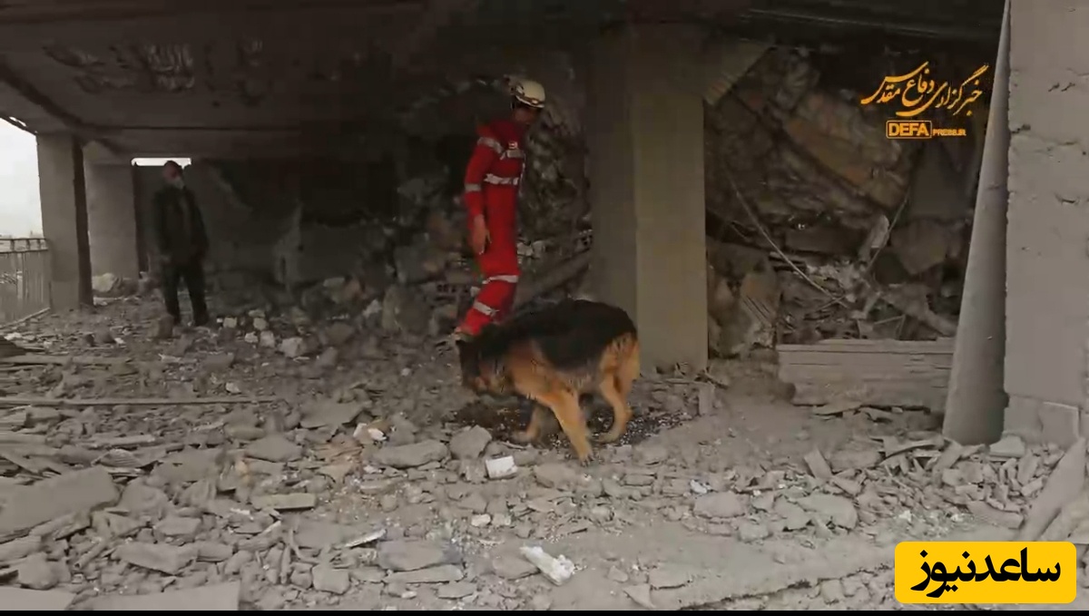 ببینید | ویدیویی از فعالیت گروه‌های امدادی پس از حمله دشمن به منطقه نارمک تهران