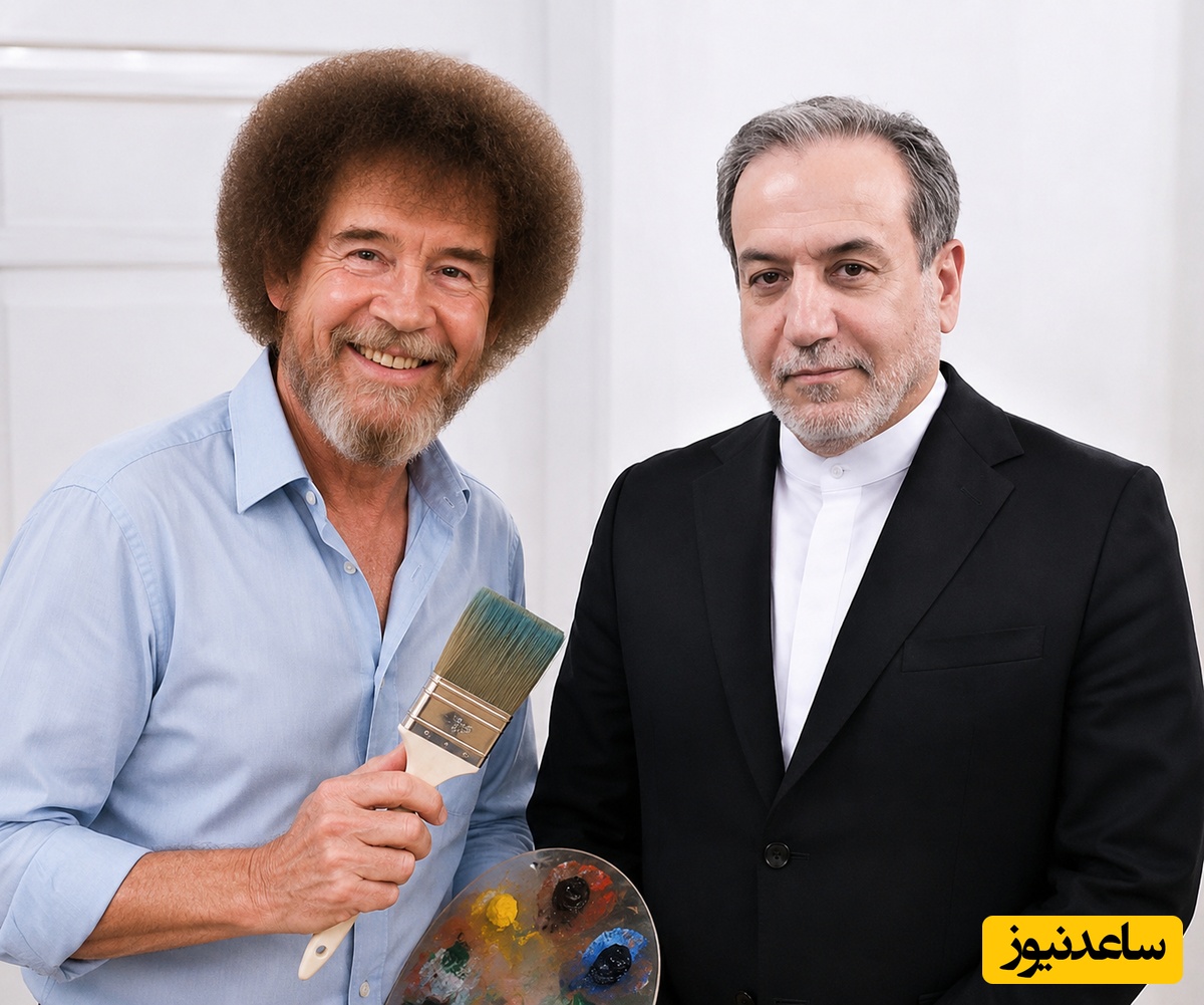 ببینید| از میز مذاکره تا بوم نقاشی؛  وقتی سیدعباس عراقچی نسخه ایرانی باب راس می‌شود!