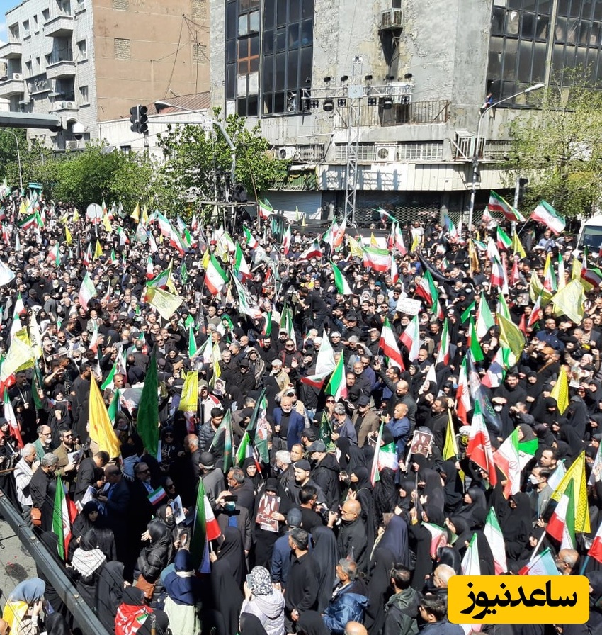 اختصاصی ساعدنیوز/ حضور مردم شریف ایران در محل شهادت حضرت آیت الله خامنه ای در مراسم چهلم ایشان+فیلم