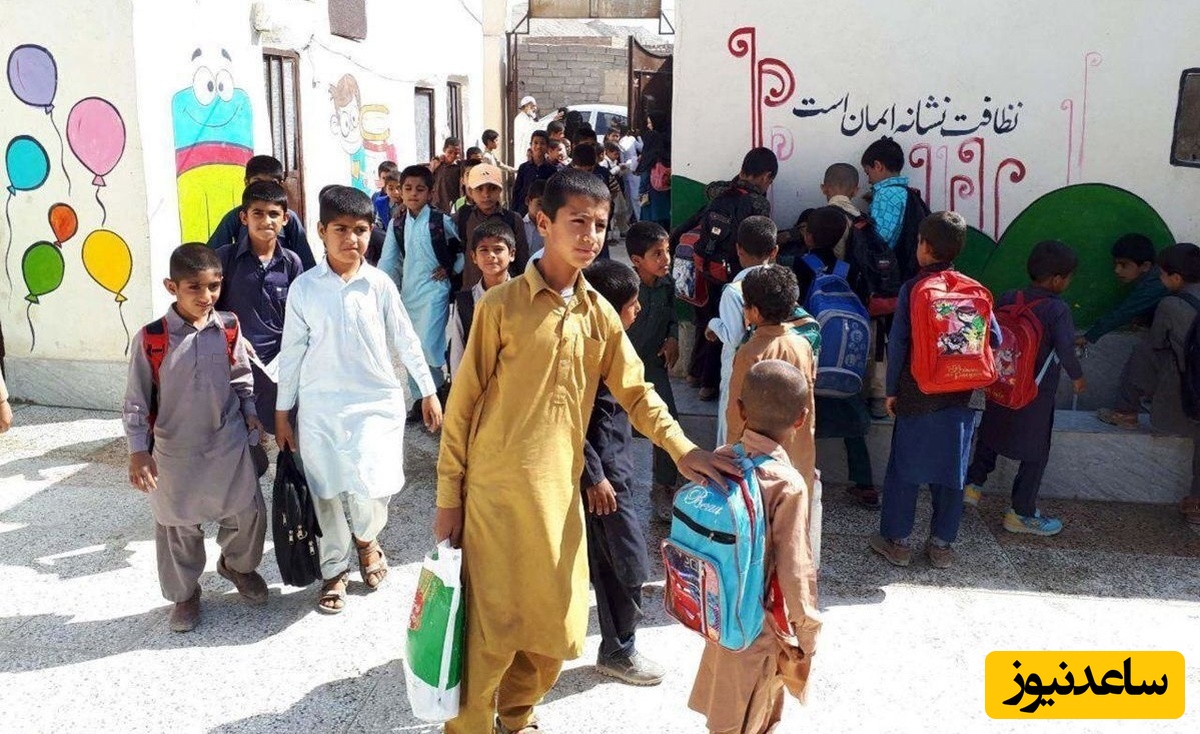 تصویری از سفره افطاری یک مدرسه روستایی در استان سیستان و بلوچستان: ماشالا به این سفره پربرکت!
