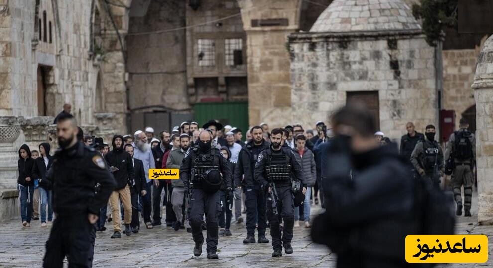 پوستر یورش شهرک نشینان به مسجد الاقصی