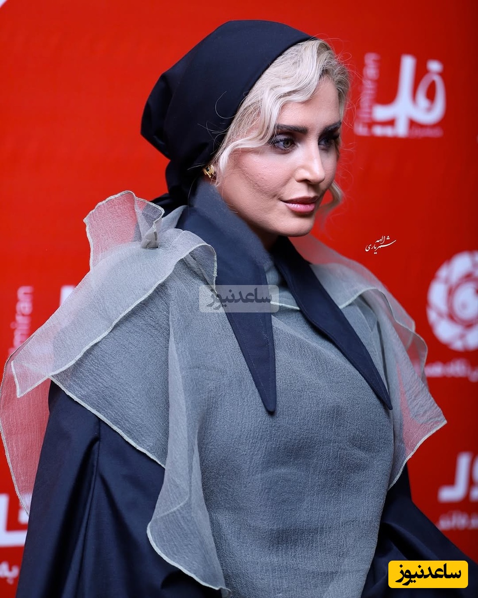 با الناز شاکردوست خوش استایل باشید/ نگاهی به استایل دراماتیک، الگانت و جواهرات فیروزه ای خیره کننده خانم بازیگر در اکران فیلم کج پیله + ویدیو