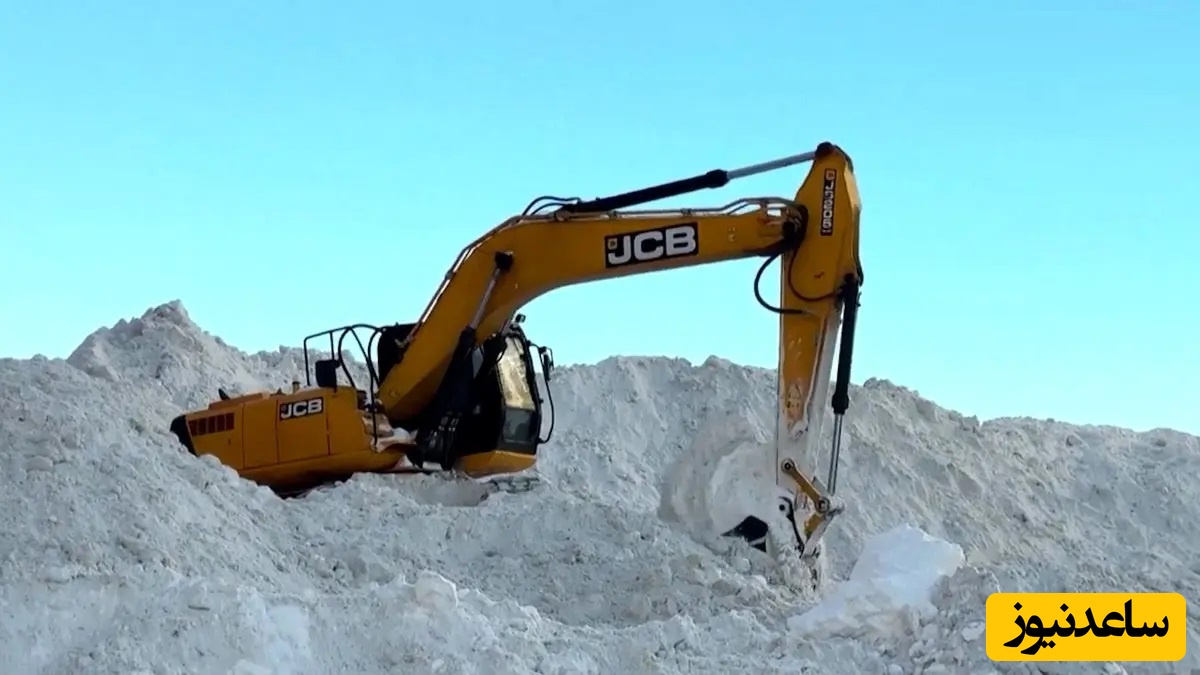 فیلم آخرالزمانی از بارش 3 متری برف در الیگودرز لرستان