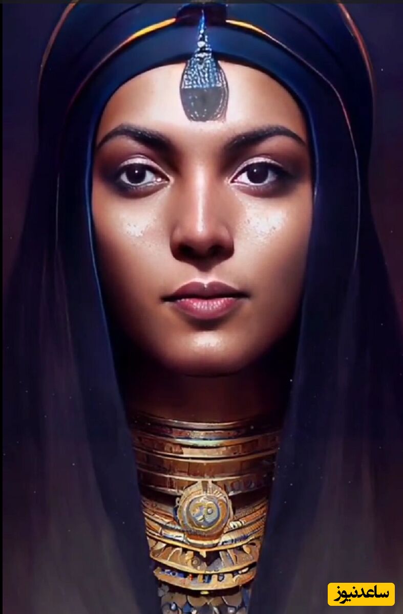 (فیلم) شبیه سازی چهره دختر فرعون مصر ، آنخسن آمون به وسیله هوش مصنوعی