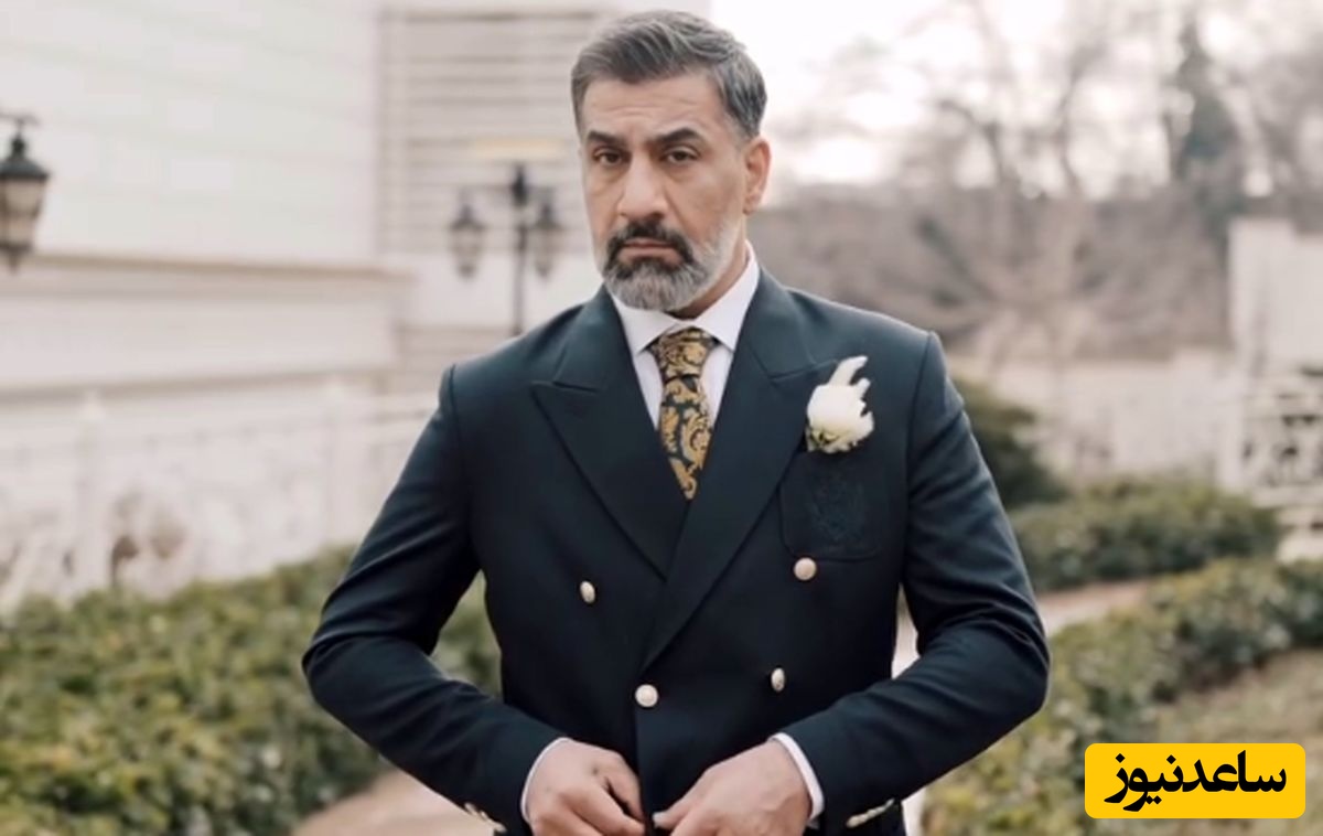 نگاهی به خونه زندگی محمد نادری، تازه داماد سینمای ایران با دکوراسیون شاه نشین/ از مبلمان کلاسیک و  لوستر مدرن تا پرده اعیانی و بالکن دلباز