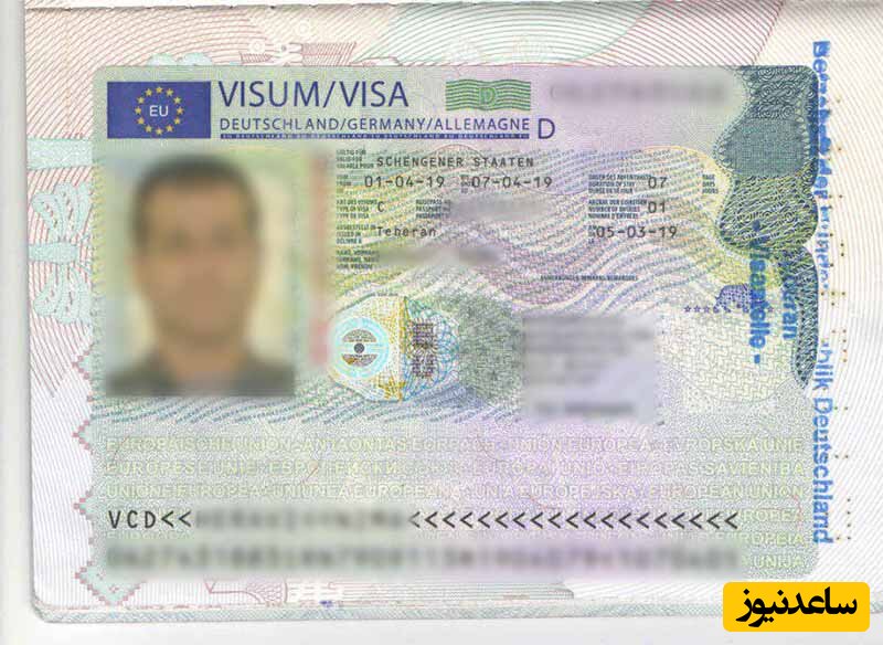 این ویزا بصورت لیبل در پاسپورت متقاضیان الصاق میشود.