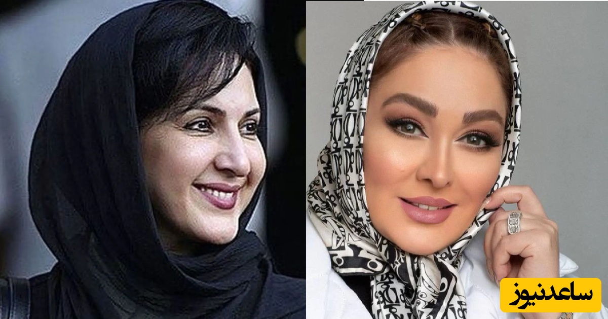 درخشش اصالت خاص فاطمه گودرزی با لباس مجلسی خاص در کنار الهام حمیدی