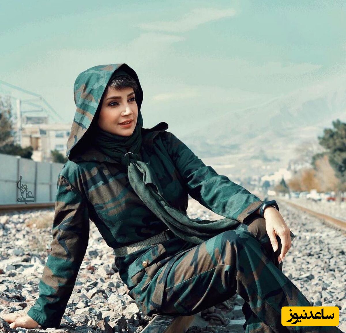 شبنم قلی‌خانی در بازدید از حمام سنتی