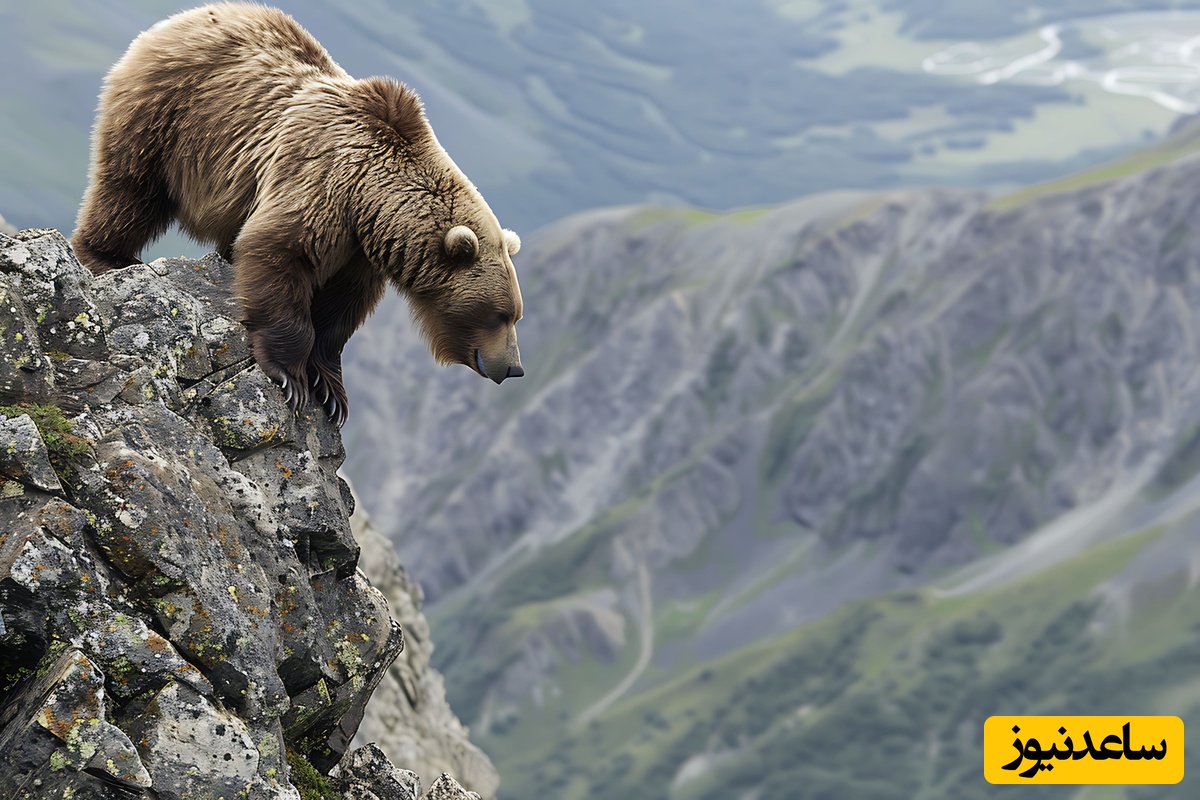 (ویدئو) چوپان بیچاره نمیدونه چطور باید جلوی این خرس وحشی رو بگیره!