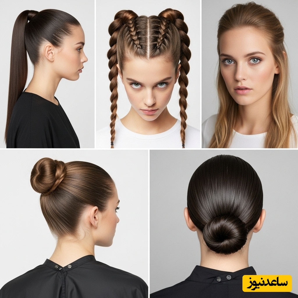 5. مدل‌های موی سفت و کشنده