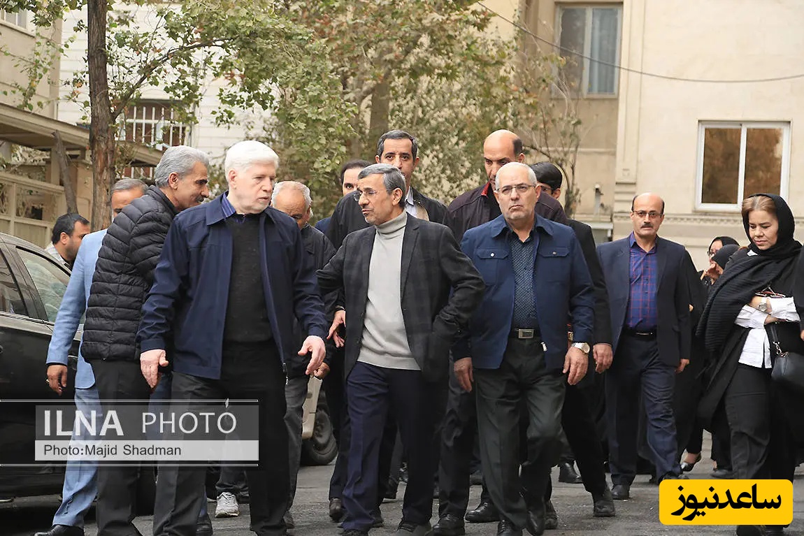 تشیع جنازه خواهر احمدی نژاد 