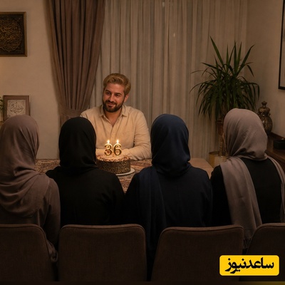 ویدیویی که امروز حسابی سروصدا کرد؛ تبریک تولد 5 همسر جوانِ یک مرد ایرانیِ 36 ساله که به سوژه داغ کانال‌ها و پیج‌های خبری تبدیل شد