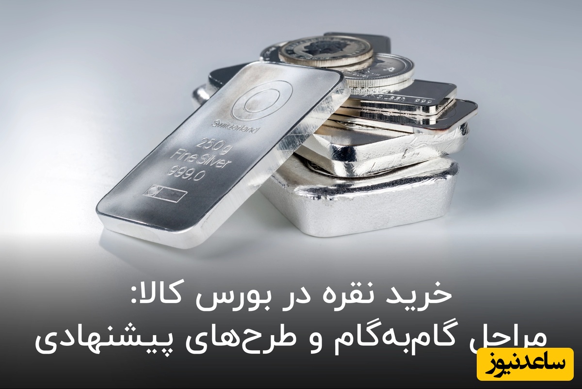 خرید نقره در بورس کالا: مراحل گام‌به‌گام و طرح‌های پیشنهادی