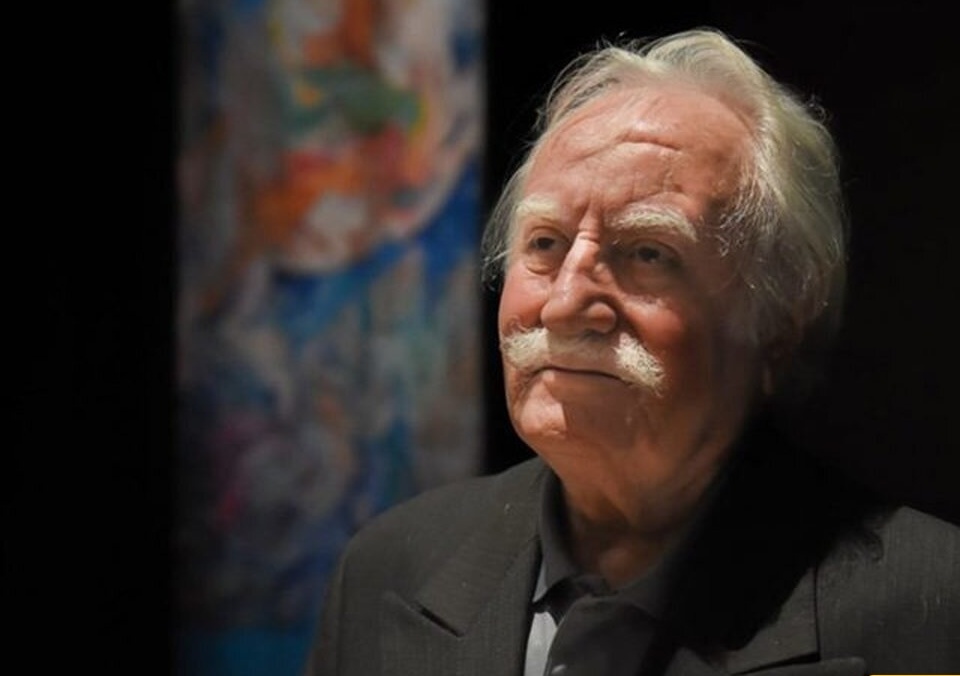 نگاهی به پشت‌صحنه آثار جاودانه/ استاد فرشچیان در خانه!سال 1355+عکس