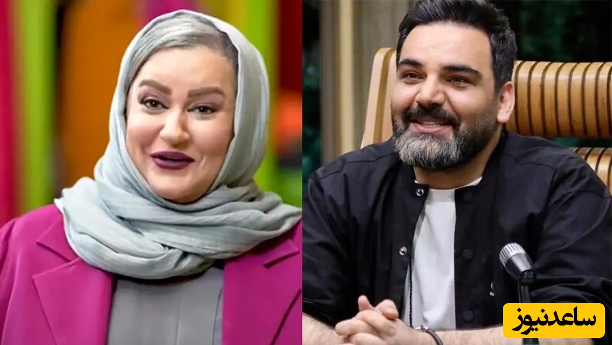 عاشقانه های نعیمه نظام دوست به احسان علیخانی هم رسید/ هر چی طنز تا حالا دیدی بزار کنار که این آخر خنده است+ ویدیو