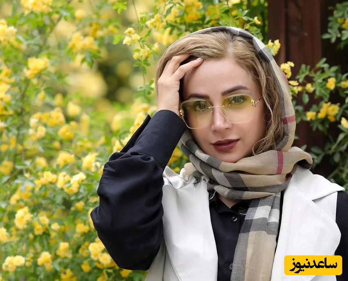 شبنم قلی خانی با مانتوی مجلسی و شیک در ویلای ساحلی خود در شمال کشور