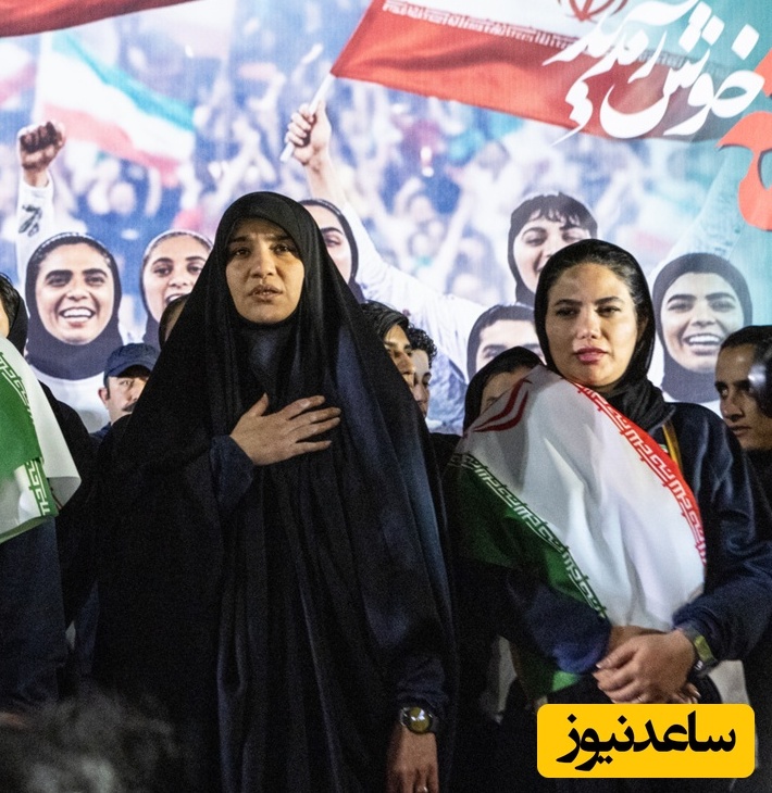 استقبال باشکوه مردم تبریز و تیم فوتبال زنان تراکتور از تیم ملی بانوان