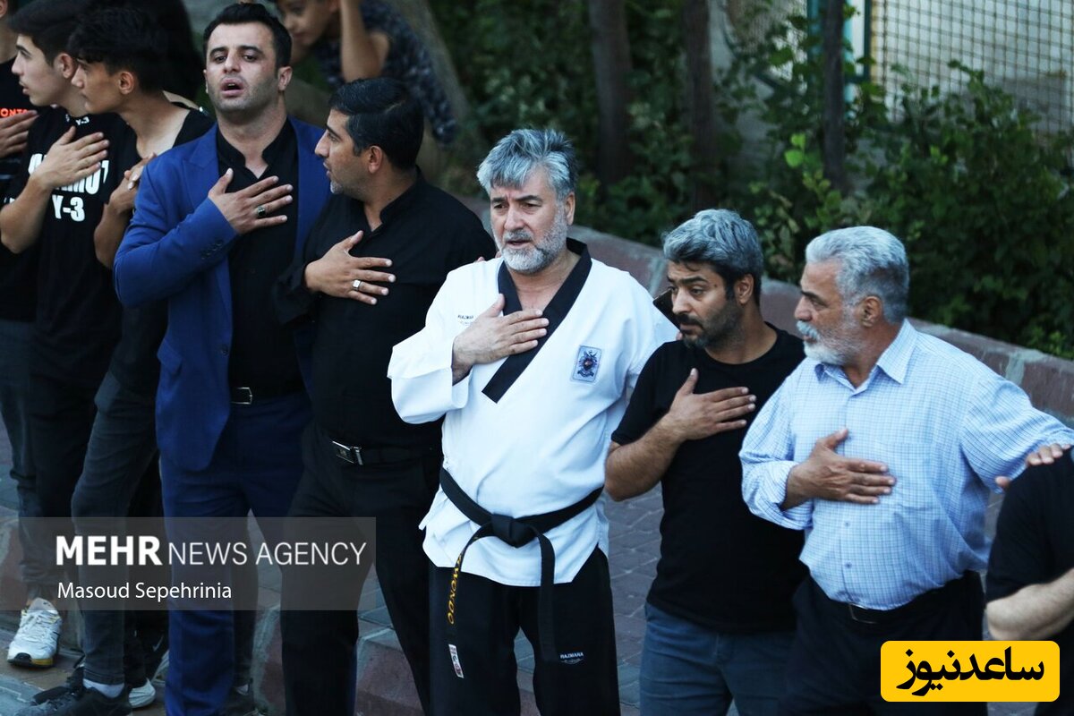 مراسم سوگواری جامعه ورزشی استان در تبریز