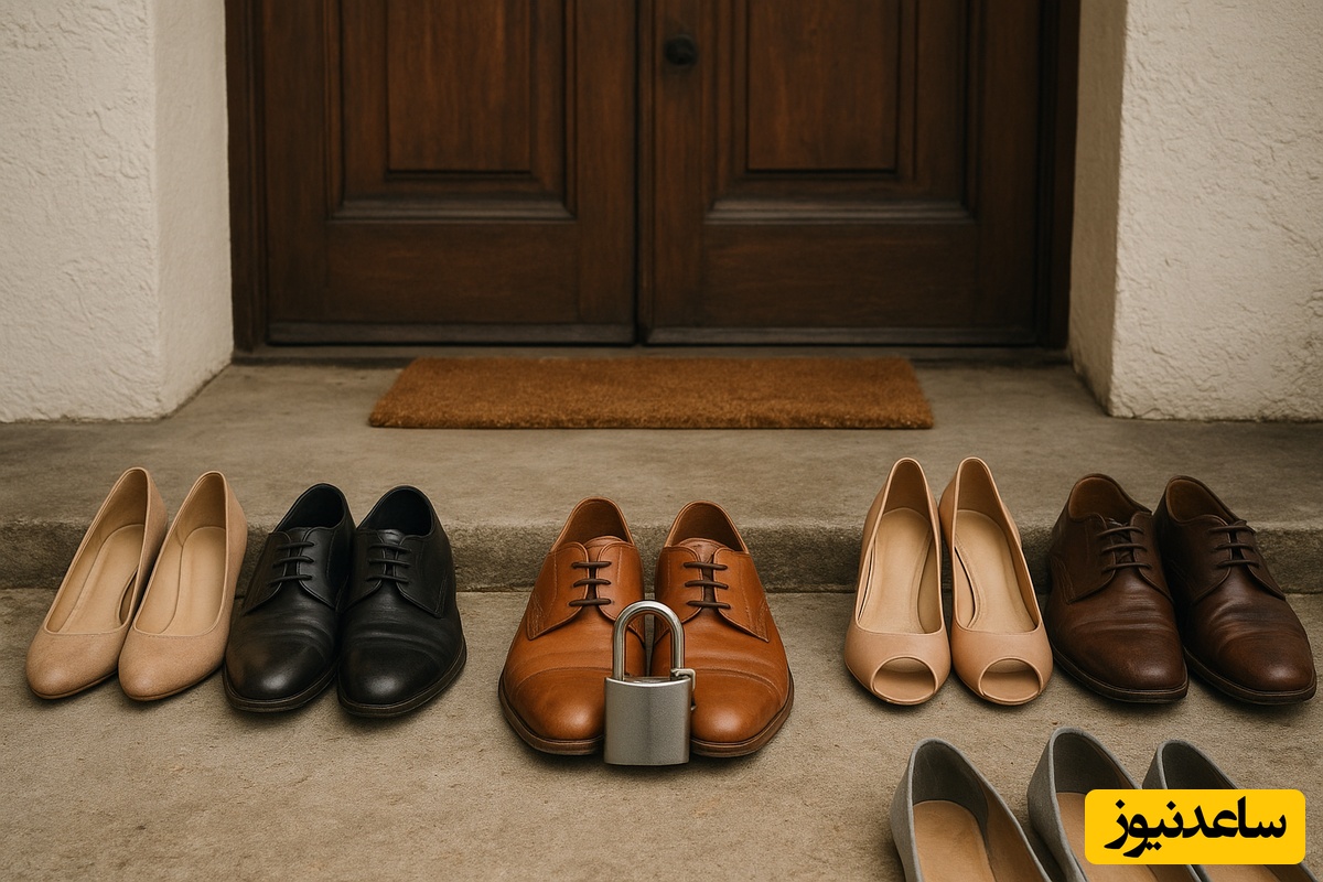 خلاقیت خنده‌دار هموطن خوش‌فکر برای محافظت از کفشهایش در مراسم عروسی از دست دزد محترم+ویدیو/ اینو ببینید تا فردا این موقع میخندین🤣