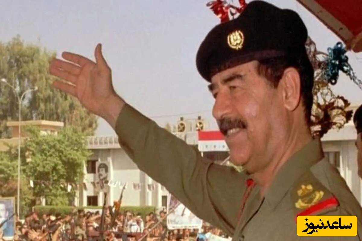 صدام حسین، قاتل هزاران هزار شهید 8 سال دفاع مقدس به ورزشگاه آزادی تهران آمد!/ یه جو عقل هم چیز خوبیه که بعضیا ندارن!+ عکس