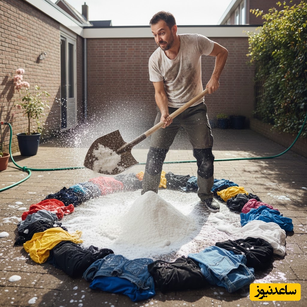 ببینید و الگو نگیرید!؛ ابتکار خنده‌دار و هوشمندانه مرد خانواده برای نخریدن ماشین لباسشویی با شعارِ «نه به سامسونگ، آری به بیل»+ویدیو/ راه حلی که کمر تکنولوژی و لباس رو همزمان شکست🤣