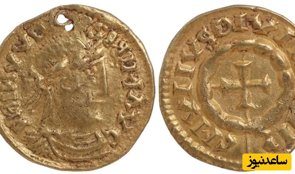 کشف سکۀ طلای هزارساله که یک وایکینگ آن را به گردن می‌انداخته است