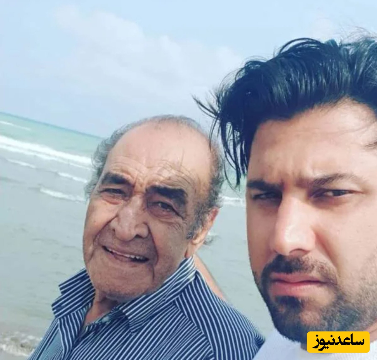 حسین خواجه امیری و پسرش احسان