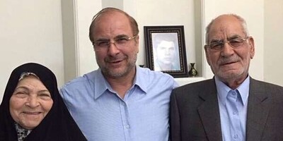 وقتی قالیباف و نوه اش مهمان خانه قدیمی پدری  میشوند+عکس/ فقط چادر گل گلی دختر کوچولو و طاقچه قدیمی خونه مادر بزرگ...