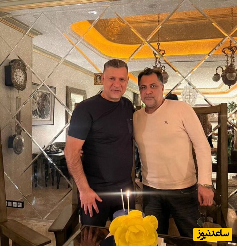 سنگ تمام برادر و برادرزاده جوان علی دایی برای جشن تولد با یک خاص و مجلل/ مبارکا باشه+فیلم