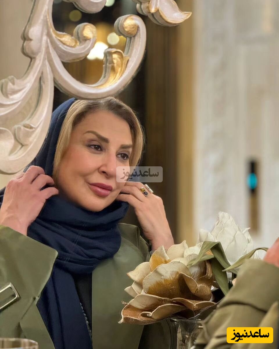 رونمایی از عقاب عظیم الجثه مرجانه گلچین/ ماشاءالله خانم بازیگر چه دل و جرئتی داره+عکس