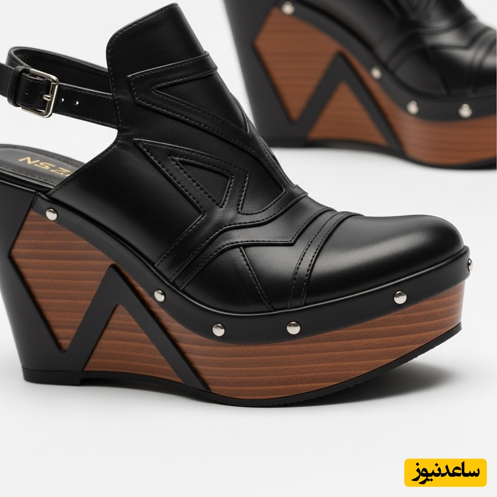 پاشنه یکسره یا وِج (Wedge Heels)